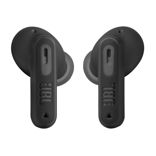 JBL Tune Beam 2 - Black - True Wireless Noise Cancelling Earbuds - Front